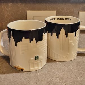 Starbucks Collector Mugs NY City